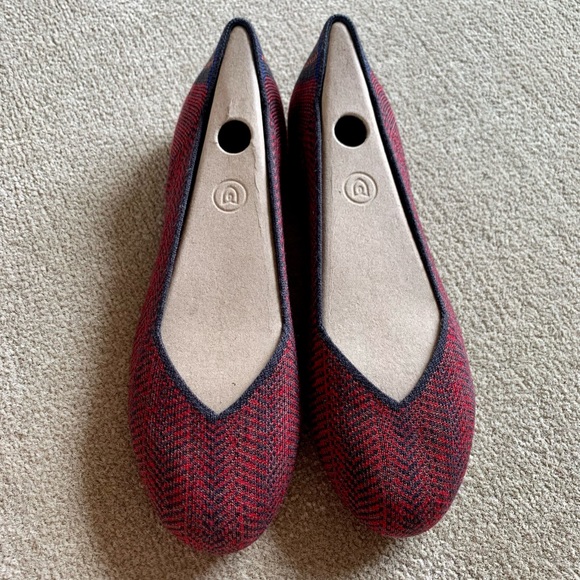 ❌SOLD❌ NEW Rothy’s Merino Bordeaux Flats Online Exclusive - Picture 6 of 9